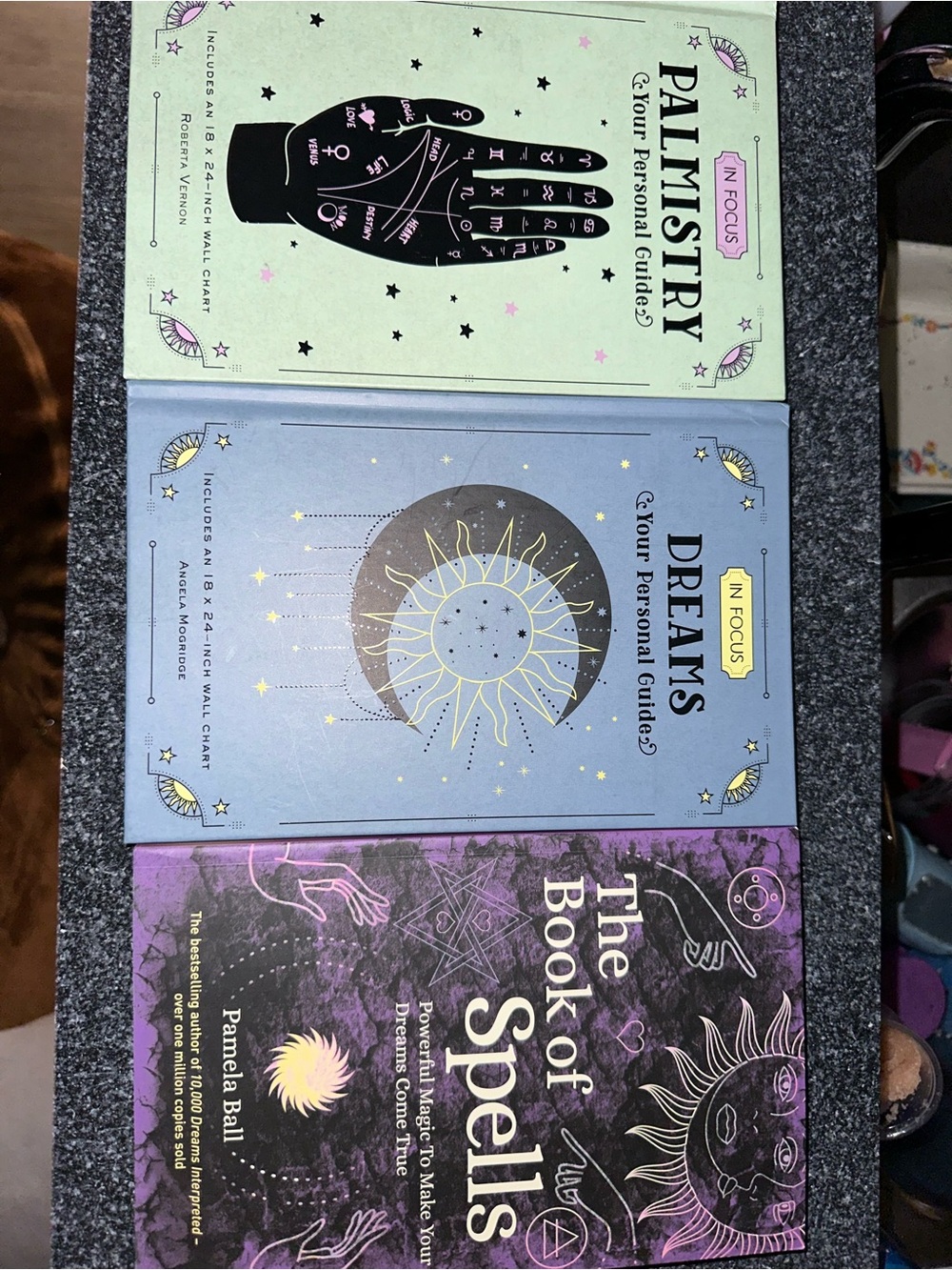 Dreams, Palmistry & Book of Spells Set - Pastel Mystical Covers